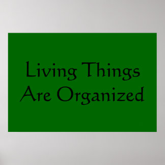 Lebensmerkmale Poster