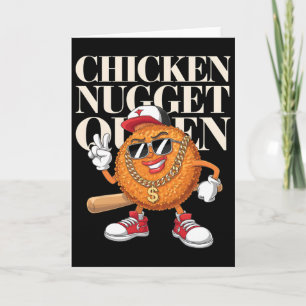 Lebensmittel Chicken Nugget Queen Karte