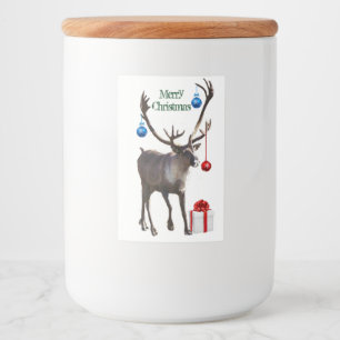 Lebensmittel-Container-Etikett 2x3 Riendee Lebensmitteletikett