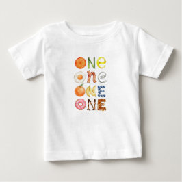 Lebensmittel Eins Erste 1. Geburtstag Baby T-Shirt