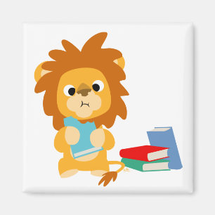 Lebensmittel für einen gedanklichen Cartoon-Magnet Magnet