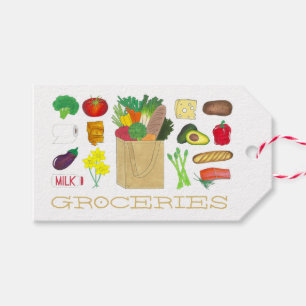 Lebensmittel für Großhandel Obst und Gemüse Geschenkanhänger