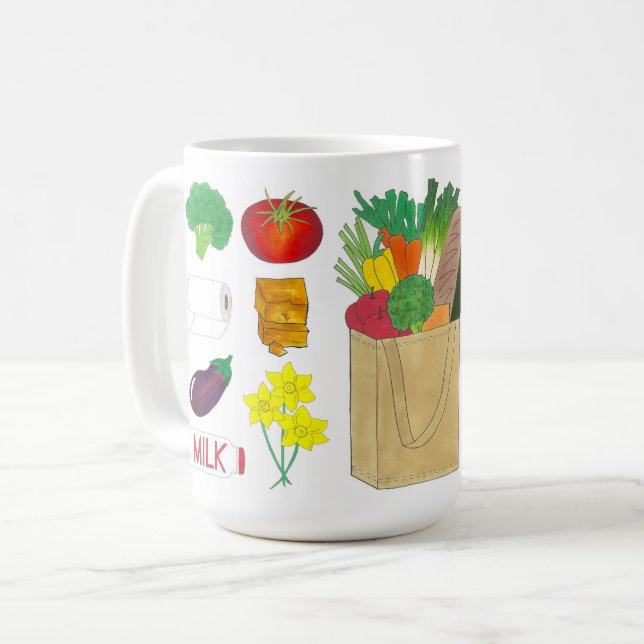 Lebensmittel für Großhandel Obst und Gemüse Kaffeetasse (Vorderseite Links)