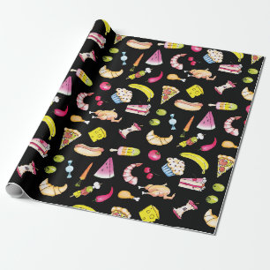 Lebensmittel Geschenkpapier