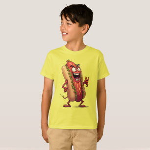 Lebensmittel Monster BÖSER HOT DOG T-Shirt