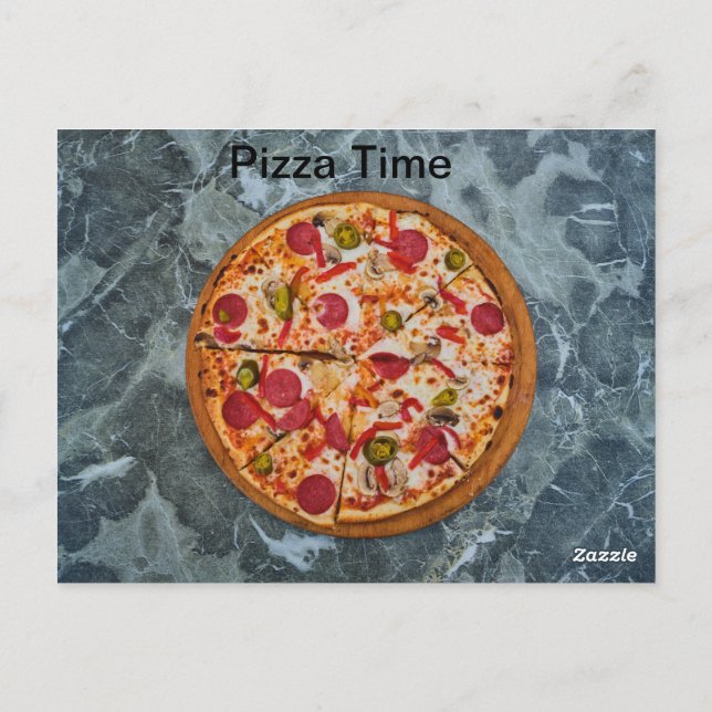 Lebensmittel Postkarte (Rückseite)