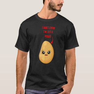 Lebensmittel Puff Vegan Potato 1 T-Shirt