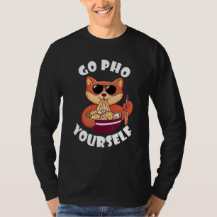 Lebensmittel Pun Pho-Schale Fuchs Asiatisches Esse T-Shirt