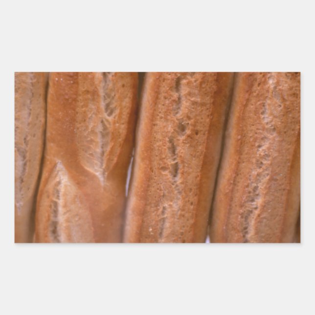 Lebensmittel Rechteckiger Aufkleber (Vorderseite)
