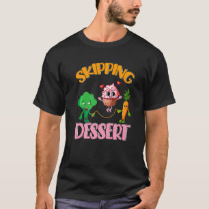 Lebensmittel-Wortspiel Brokkoli Karotte Cupcake T-Shirt