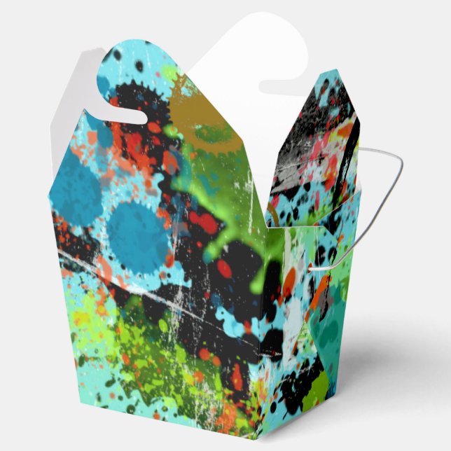 Lebensmittelbekämpfung Abstrakt Geschenkschachtel (Geöffnet)