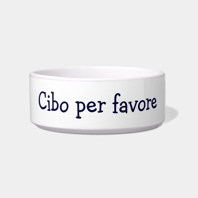 "LEBENSMITTELBITTE" "CIBO PER FAVORE" ITALIENISCHE NAPF (Vorderseite)
