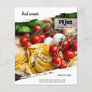 Lebensmittelereignis Flyer