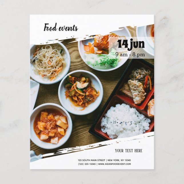 Lebensmittelereignis Flyer (Vorne)