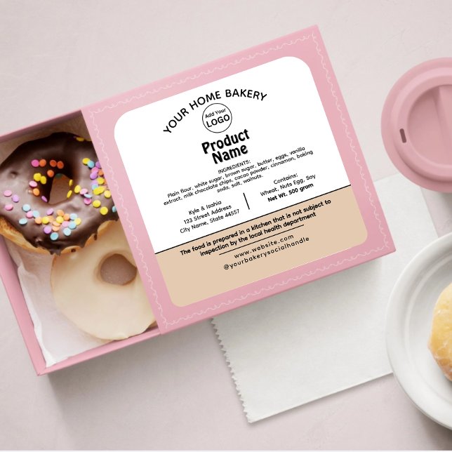 Lebensmitteletikett der Hütte Missouri Quadratischer Aufkleber (Von Creator hochgeladen)