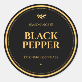 Lebensmitteletiketten, Etiketten für Gläser, Marki Runder Aufkleber