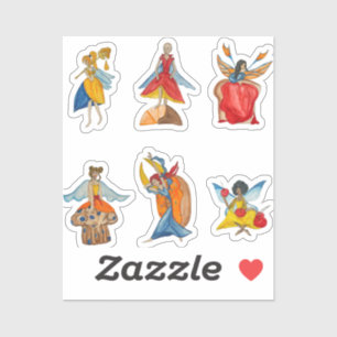 Lebensmittelfeen Aufkleber