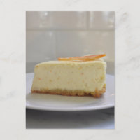 Lebensmittelfotografie Orange Cheesecake Cake Slic