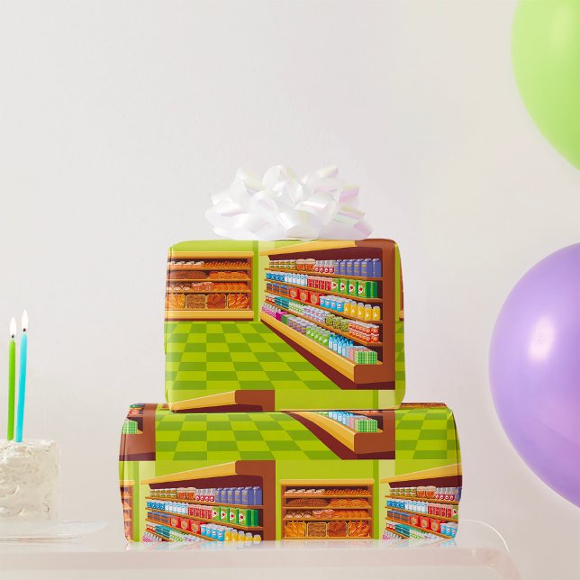 Lebensmittelgeschäft Aisle und Bäckerei Geschenkpapier (Von Creator hochgeladen)