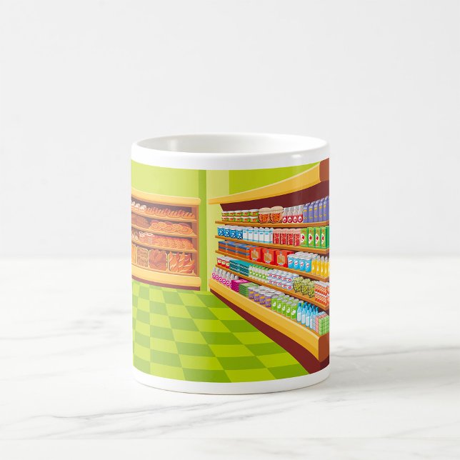 Lebensmittelgeschäft Aisle und Bäckerei Kaffeetasse (Von Creator hochgeladen)