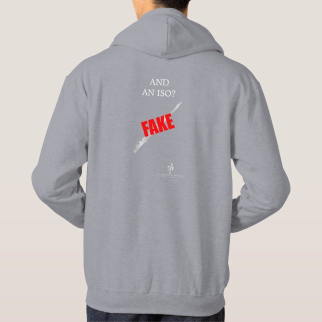 Lebensmittelgeschäft ISO II Flute Wh. Txt. Hoodie (Rückseite)