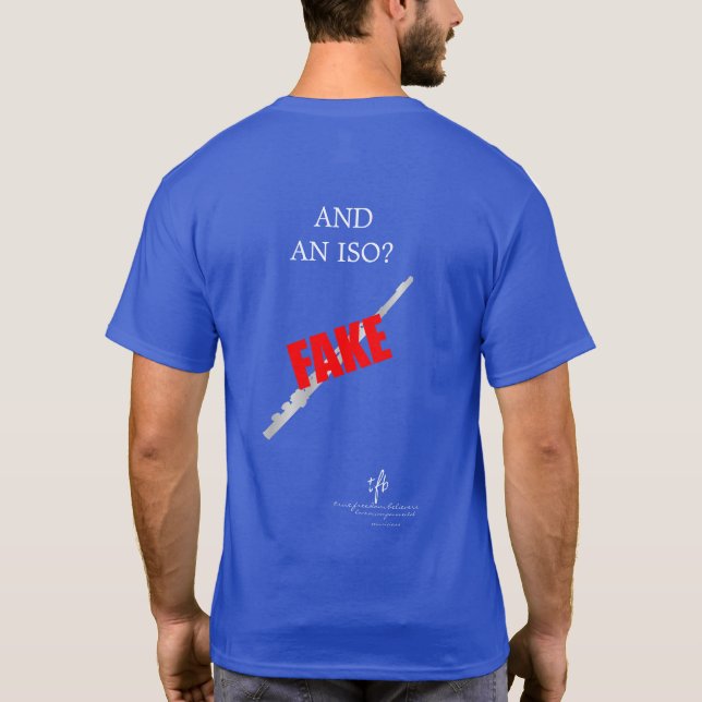 Lebensmittelgeschäft ISO II Flute Wh. Txt. T-Shirt (Rückseite)