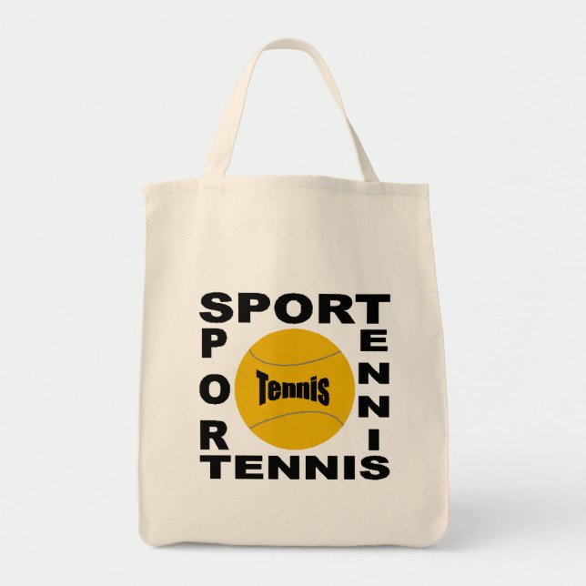 Lebensmittelgeschäft Tasche SPORT TENNIS (Vorne)