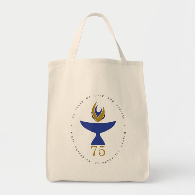 Lebensmittelgeschäft Tote Bag mit Logo Tragetasche (Vorne)