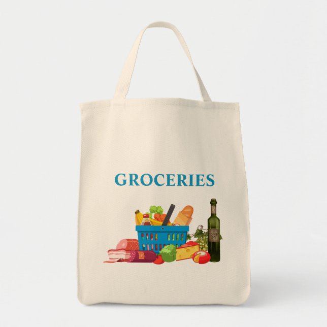 Lebensmittelgeschäft Tote Bag Tragetasche (Vorne)