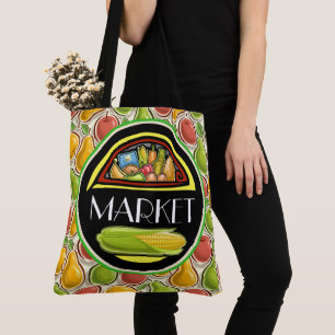 Lebensmittelgeschäft überall in der Print-Tasche -