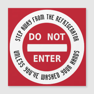 Lebensmittelhygiene KEINE EINGABETASCHEN Magnetkar Magnetkarte