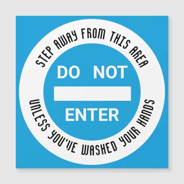 Lebensmittelhygiene KEINE EINGABETASCHEN Magnetkar Magnetkarte (Vorderseite)