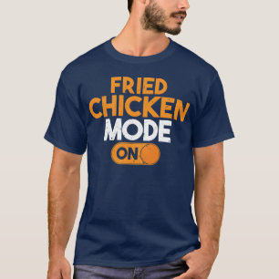 Lebensmitteljunkie-Lebensstil Frittiertes Hühnchen T-Shirt