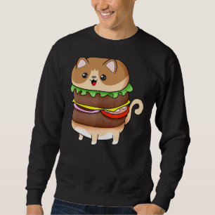 Lebensmittelkatzenburger Sweatshirt