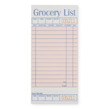 Lebensmittelliste Karo Magnetic Notepad