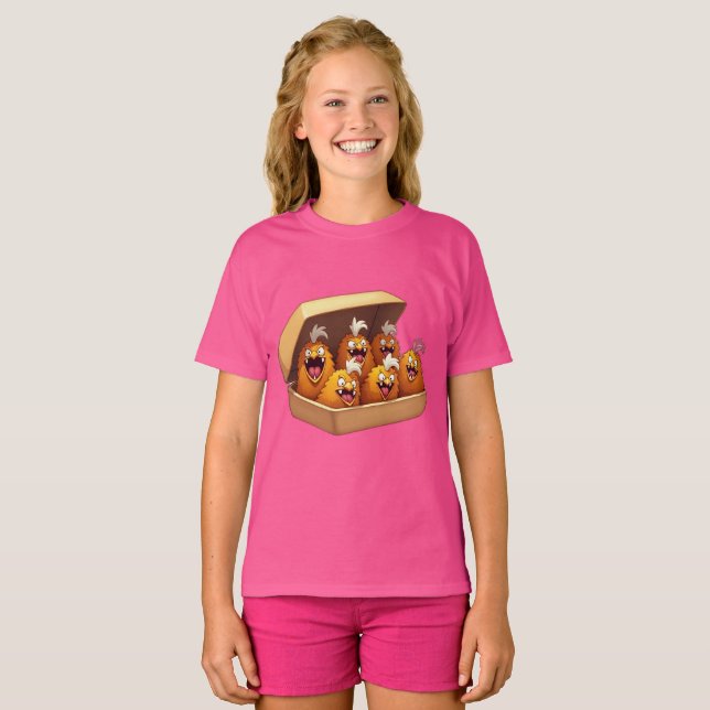 Lebensmittelmonster EVIKEN NUGGETS T-Shirt (Vorne ganz)