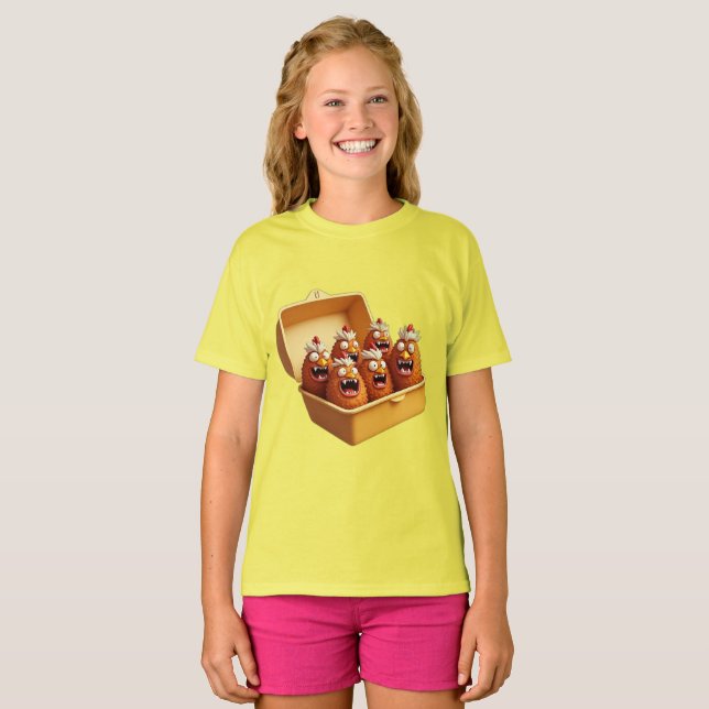 Lebensmittelmonster EVIKEN NUGGETS T-Shirt (Vorne ganz)
