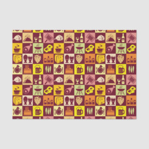 Lebensmittelmuster 3 seidenpapier