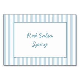 Lebensmittelstation signieren Blue Strip Beach Geb Tischnummer