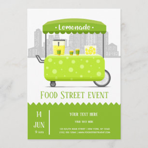 LebensmittelstraßenLimonade Einladung
