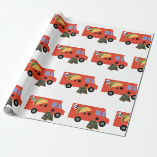 Lebensmitteltransporter Geschenkpapier