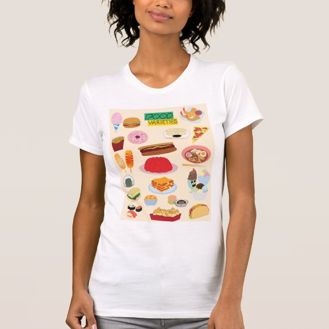 Lebensmittelvielfalt T-Shirt (Vorderseite)