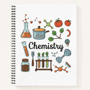 Lebensmittelwissenschaft Kulinarische Chemie Notiz Notizbuch