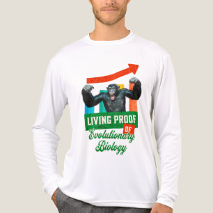 Lebensnachweis der Evolutionsbiologie Funny Chimp Tri-Blend Shirt