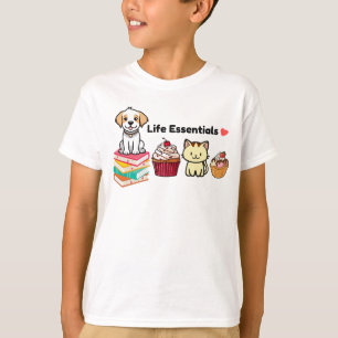 Lebensnotwendigkeiten Süße Tier Grafik T-Shirt