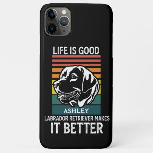 Lebensqualität bei Labrador Retriever Retriever Re Case-Mate iPhone Hülle