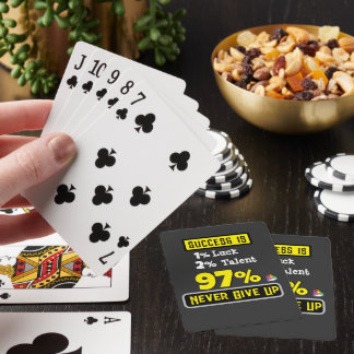 Lebensquoten, Abschluss, Glückwünsche Spielkarten