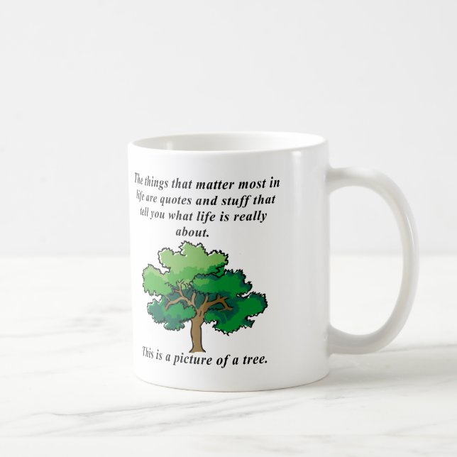 Lebensquotes Funny Mug oder Travel Mug Kaffeetasse (Rechts)