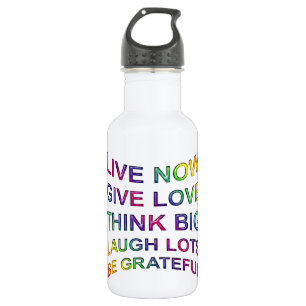 Lebensregeln Trinkflasche