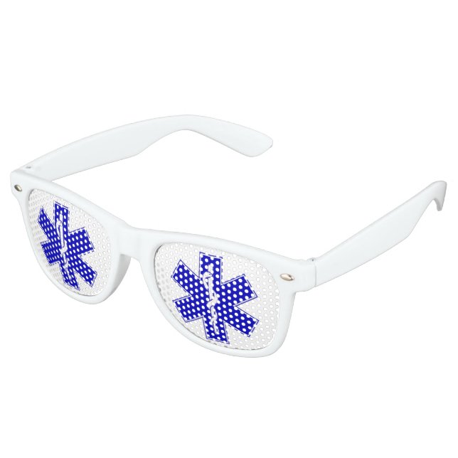 Lebensstern (EMT) Partybrille (Schrägansicht)
